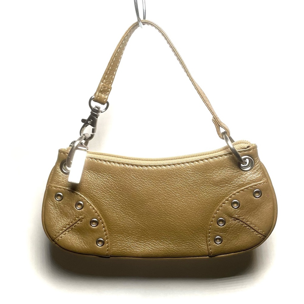 HOBO Genuine Leather Gold Mini Purse / Wristlet